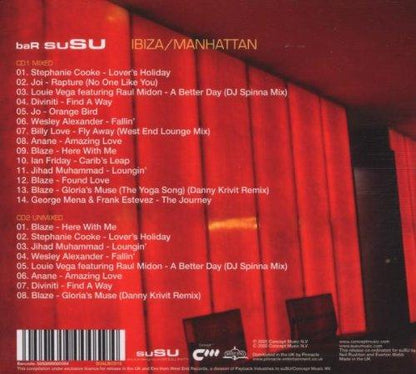 Bar Susu: Ibiza Sessions [Audio CD] Bar Susu