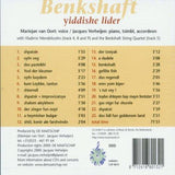 Benkshaft. Yiddishe Lider [Audio CD] OORT MARIEJAN VAN/JACQUES VERH