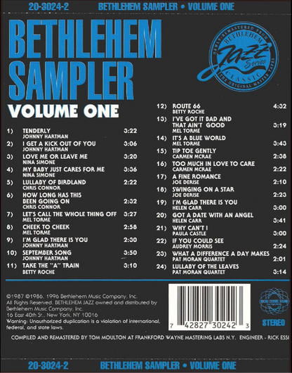 Bethlehem Vocal Sampler 1 [Audio CD] Various Artists
