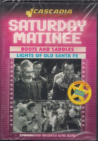 Boots and Saddles & Lights of Old Santa Fe Double Feature DVD Roy Rogers Gene Autry