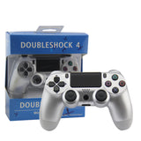 CONTROLLER PS4 WIRELESS BLUETOOTH SILVER DUAL COLOR (INCL CHARGE CABLE)(GENERIC)