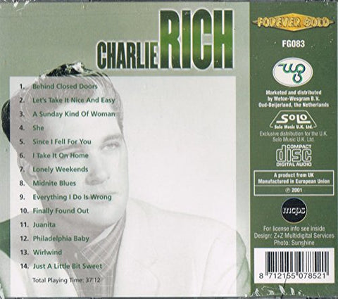 Charlie Rich Self Titled [Audio CD] Charlie Rich
