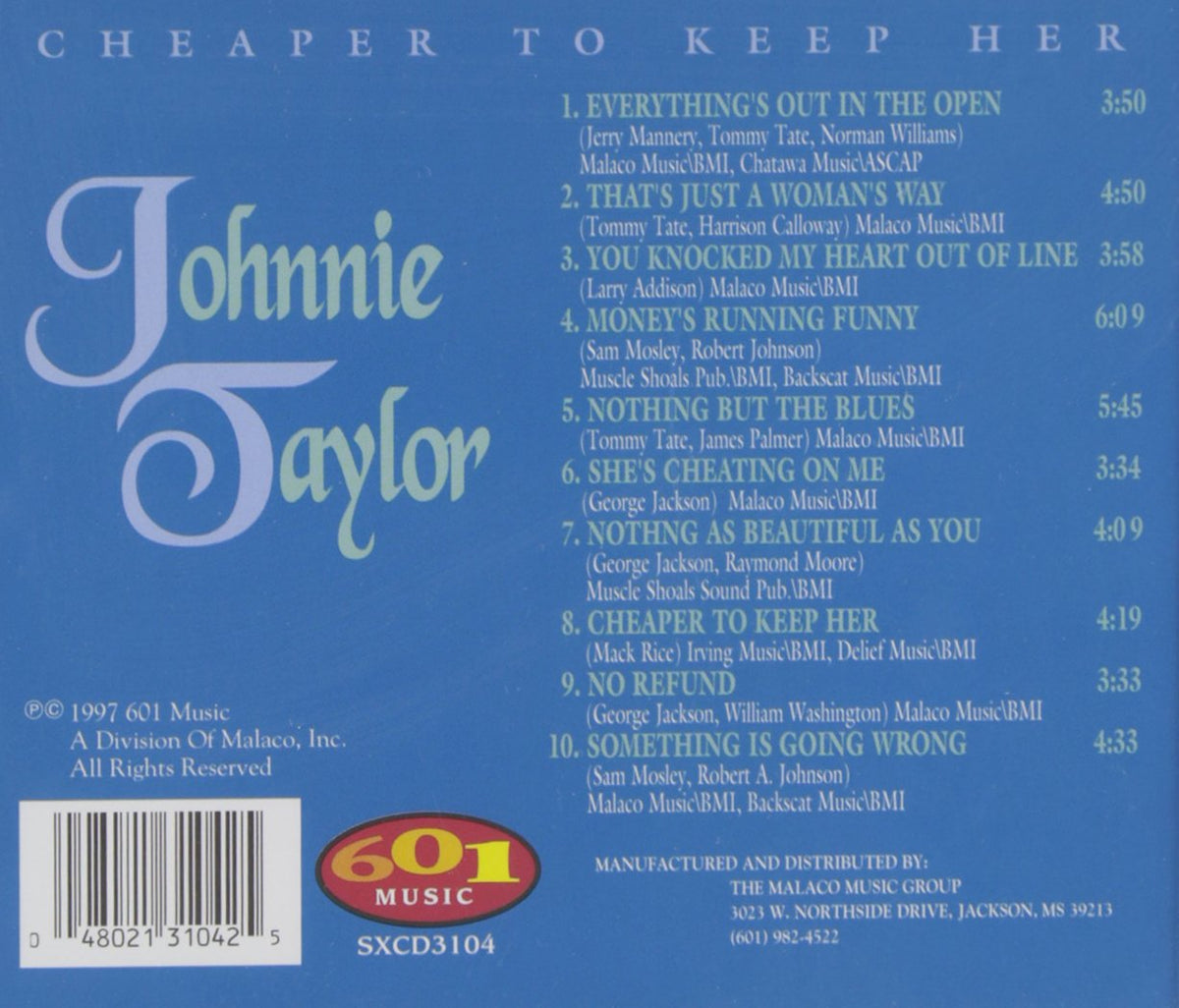 Cheaper to Keep Her [Audio CD] TAYLOR,JOHNNIE