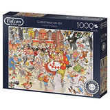 Christmas on Ice Falcon de luxe 11223 - 1000 Piece Jigsaw Puzzle