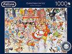 Christmas on Ice Falcon de luxe 11223 - 1000 Piece Jigsaw Puzzle