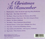 Christmas to Remember [Audio CD] Various Artists