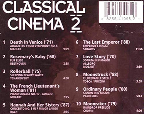 Classical Cinema 2 [Audio CD] Silver Screen Orchestra