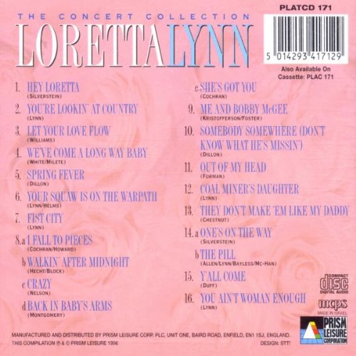 Concert Collection [Audio CD] Lynn, Loretta