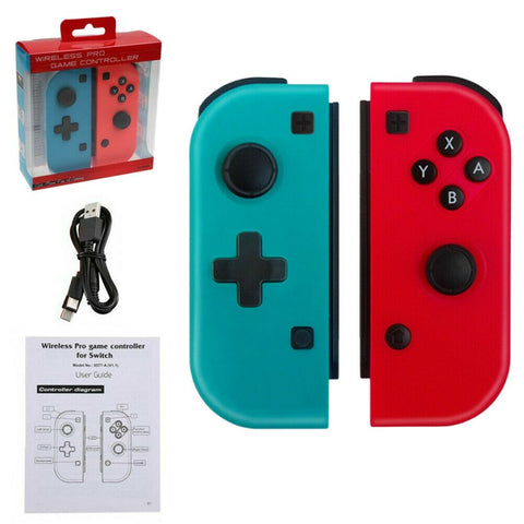 SWITCH JOY-CON CONTROLLER BLUE (L) & RED (R) (GENERIC)