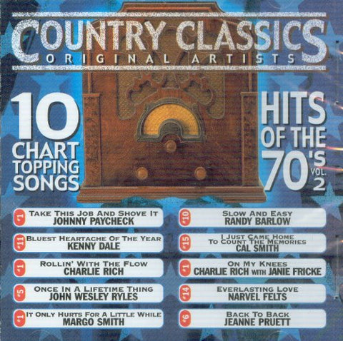 Country Classics Hits of 70's Vol. 2: '77 '78 '79 [Audio CD] Various