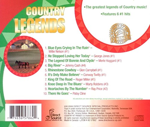 Country Hit Parade: Country Legends [Audio CD] Various Artists