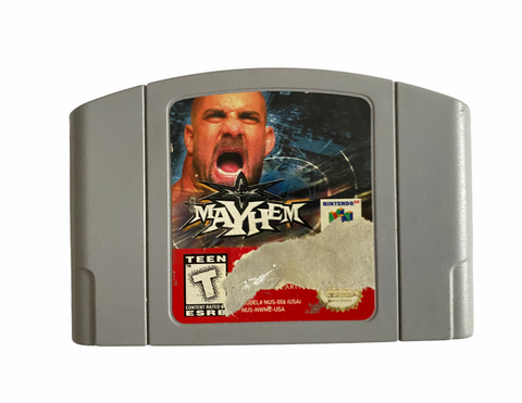Nintendo N64 Wcw Mayhem Video Game T1123
