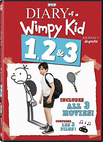 Diary of A Wimpy Kid 1-3 (Bilingual) [DVD]