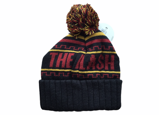The Flash Hat Black With Pin One Size Fits All Tuque