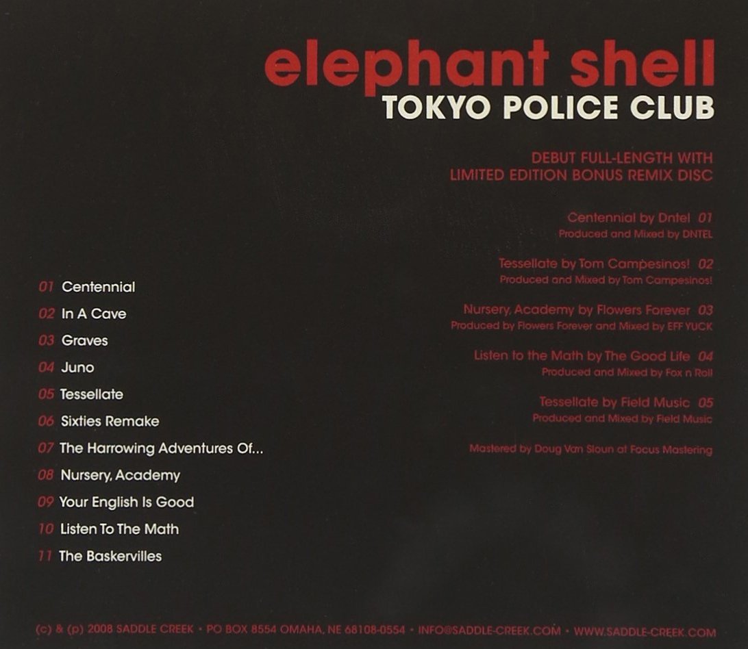 Elephant Shell [Audio CD] Tokyo Police Club