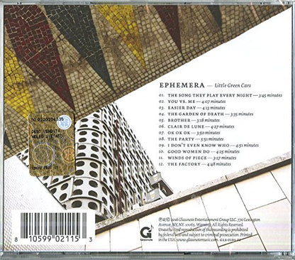 Ephemera [Audio CD] LITTLE GREEN CARS
