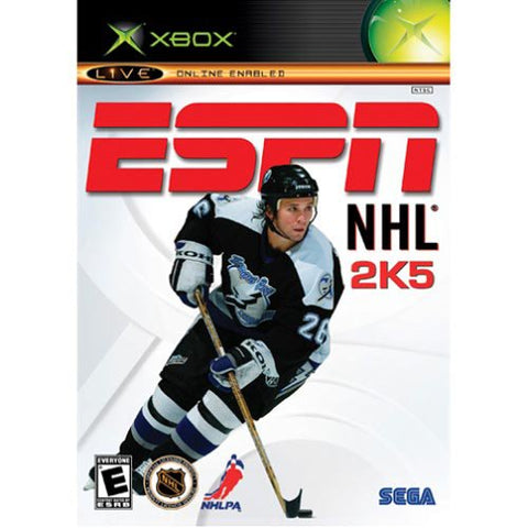 Xbox ESPN NHL 2k5 English French Cover