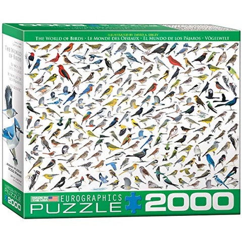 Eurographics 8220-0821 The World of Birds, by David Sibley 2000 Piece Puzzle