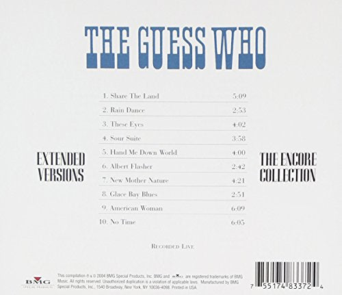 Extended Versions [Audio CD] Guess Who