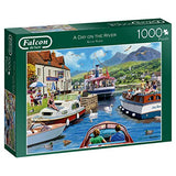 Falcon Deluxe A Day on The River Jigsaw Puzzle (1000 Pieces)