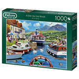 Falcon Deluxe A Day on The River Jigsaw Puzzle (1000 Pieces)