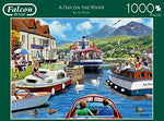 Falcon Deluxe A Day on The River Jigsaw Puzzle (1000 Pieces)