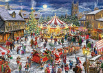 Falcon Deluxe Christmas Town & Carousel Jigsaw Puzzle (2 x 1000 Pieces)