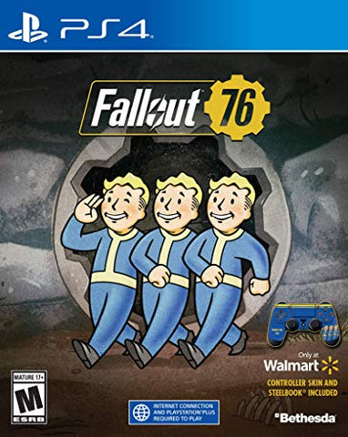FALLOUT 76 WAL-MART EXCLUSIVE STEELBOOK - PS4