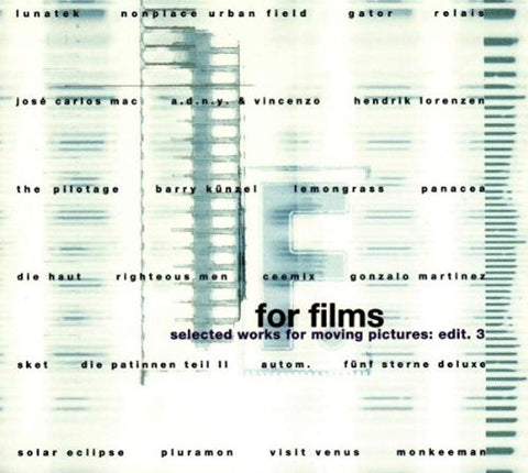 For Films Edit 3 [Audio CD] Lunatek; Barry Kunzel and The Pilotage