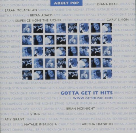 Gotta Get it Hits: Adult Pop [Audio CD] Various Artist; Brain McKnight; Sarah McLachlan; Sixpence None the Richer; Sting; Natalie Imbruglia; Carly Simon; Aretha Franklin; Bryan Adams and Diana Krall