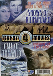 Great 4 Movies: The Last Time I Saw Paris / Charade / Snows of Kilimanjaro / Call of the Wild [DVD]