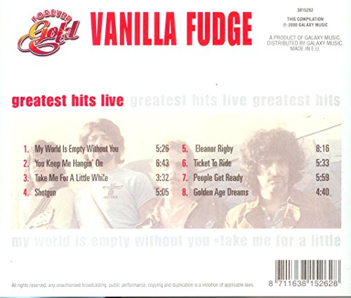 Greatest Hits Live [Audio CD] Vanilla Fudge