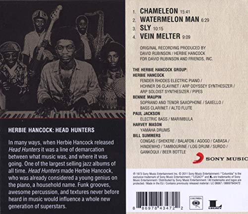 Headhunters [Audio CD] Herbie Hancock and Multi-Artistes