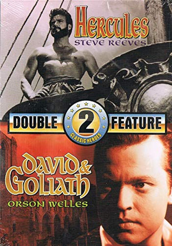 Hercules & David and Goliath DVD Steve Reeves Orson Welles