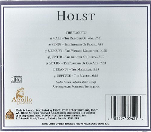 Holst: The Planets Suite [Audio CD]