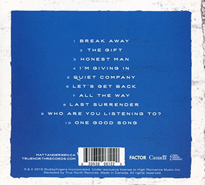 HONEST MAN [Audio CD] MATT ANDERSEN