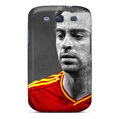 Hot Design Premium CPgzktZ4226UeleK Tpu Case Cover Galaxy S3 Protection Case(the Player Of Barcelona Xavi Hernandez Before The Game) [Wireless Phone Accessory]