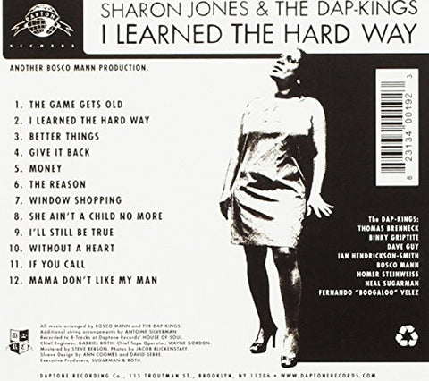 I Learned The Hard Way [Audio CD] JONES,SHARON & THE DAP-KINGS