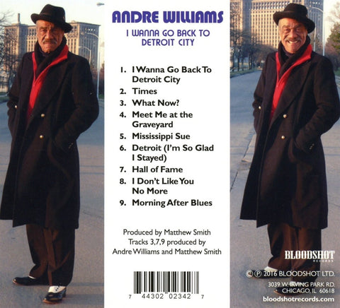 I Wanna Go Back To.. [Audio CD] WILLIAMS,ANDRE