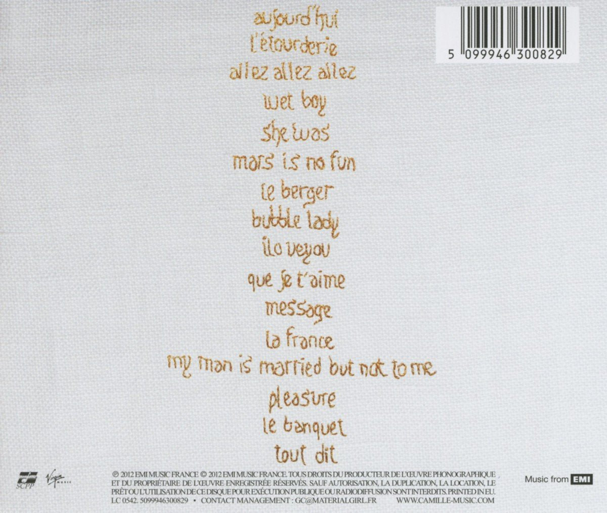 Ilo Veyou [Audio CD] Camille