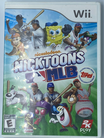 NICKTOONS MLB - NINTENDO WII USED GAMES
