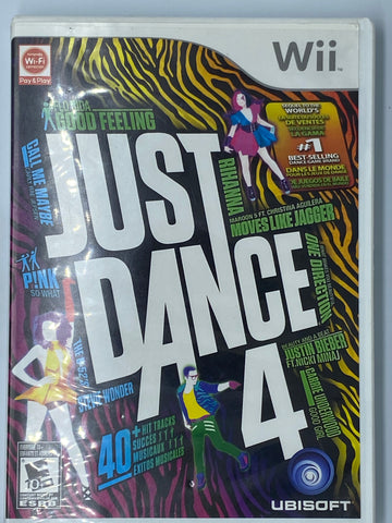 JUST DANCE 4 - NINTENDO WII USED GAMES T833