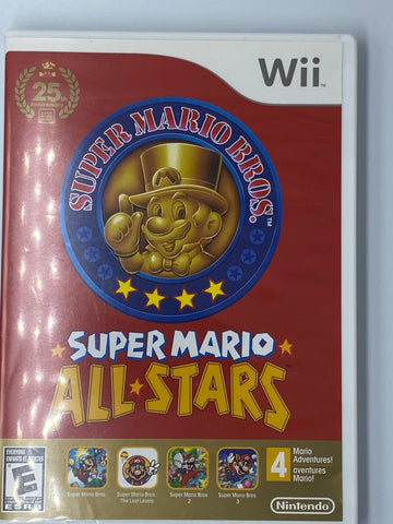 SUPER MARIO ALL STAR - NINTENDO WII USED GAMES