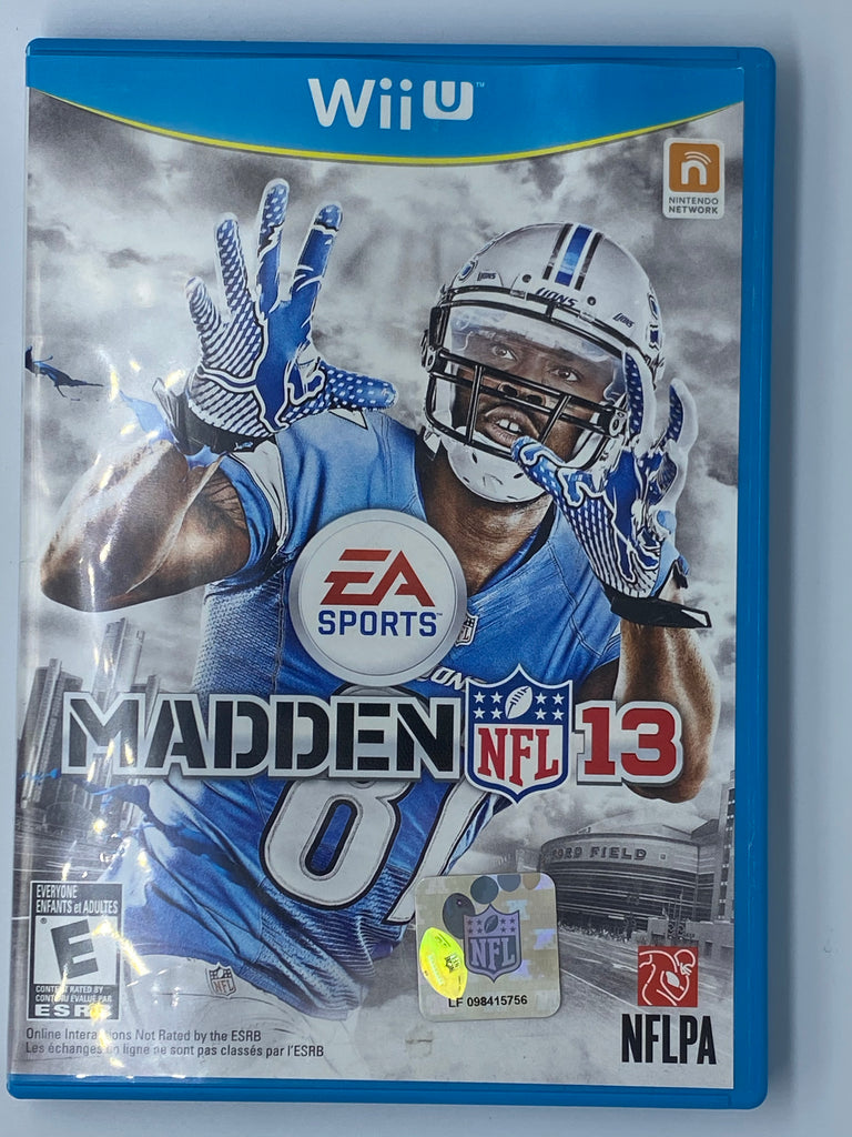 MADDEN NFL 13 - NINTENDO WII U - USED GAMES – Just4Games
