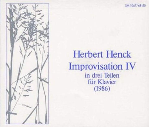 Improvisation IV [Audio CD] Henck, Herbert