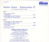 Improvisation IV [Audio CD] Henck, Herbert