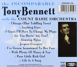 Incomparable [Audio CD] Bennett, Tony W/T Basie;Count O