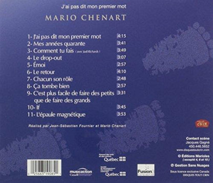 J'Ai Pas Dit Mon [Audio CD] Chenart, Mario