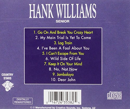 Jambalaya [Audio CD] hank Williams Sr