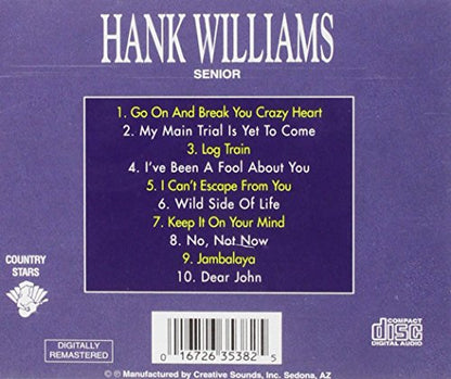 Jambalaya [Audio CD] hank Williams Sr